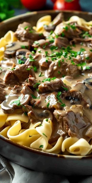 Authentic Classic Beef Stroganoff