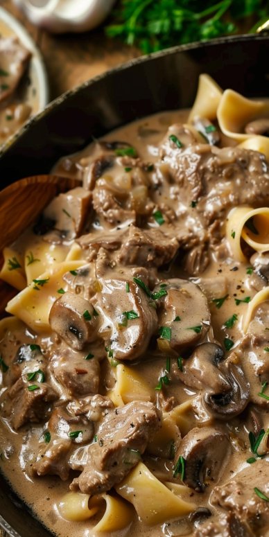 Beef Stroganoff