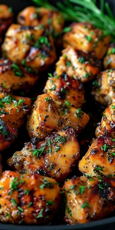 chicken breast morsels are seasoned 5 These bite-size succulent chicken breast morsels are seasoned, seared to perfection, and bathed in…