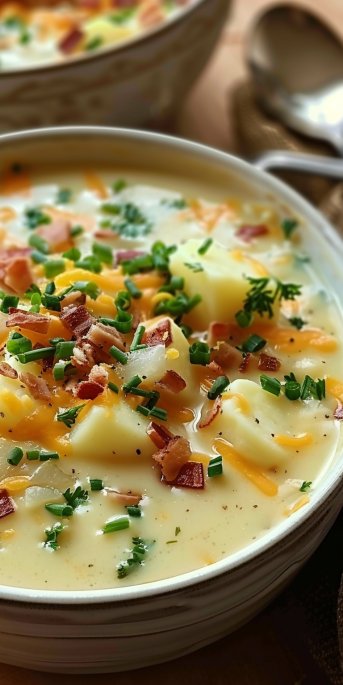 Loaded Potato Soup 5 Loaded Potato Soup