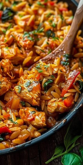 Cajun Chicken Orzo 5 Cajun Chicken Orzo