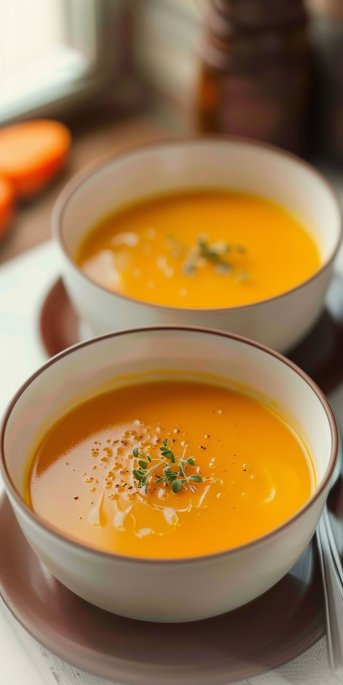 Carrot and Sweet Potato Soup