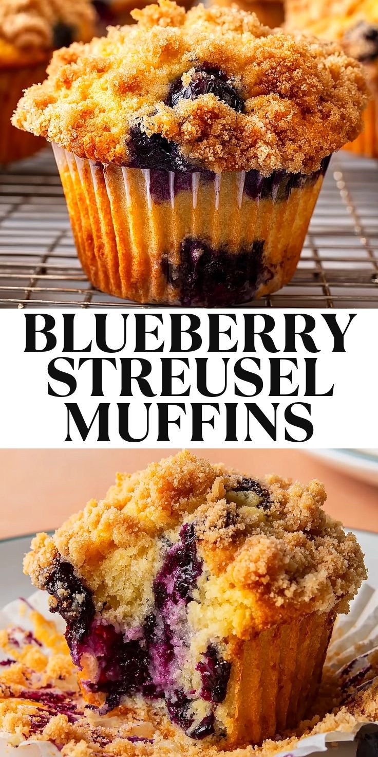 Irresistible Blueberry Streusel Muffins 5 Irresistible Blueberry Streusel Muffins