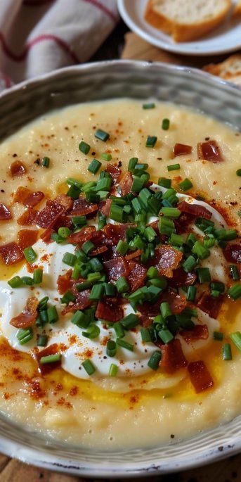 Crockpot Loaded Baked Potato Soup