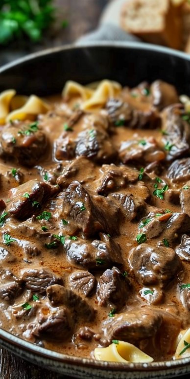 Beef Stroganoff