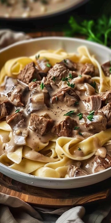 Easy Beef Stroganoff