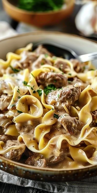 Easy Beef Stroganoff