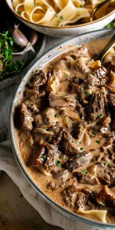 Easy Beef Stroganoff