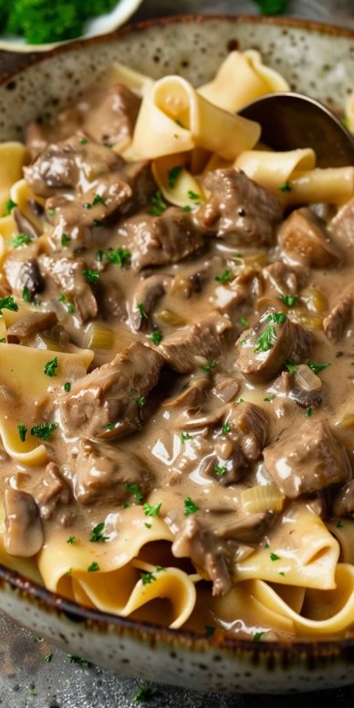 Beef Stroganoff