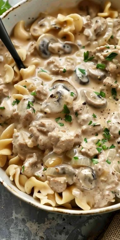 Ground Beef Stroganoff 5 Ground Beef Stroganoff