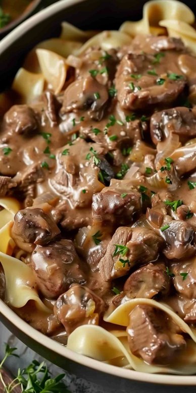 Beef Stroganoff