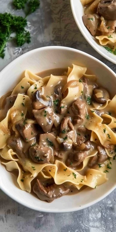 Beef Stroganoff