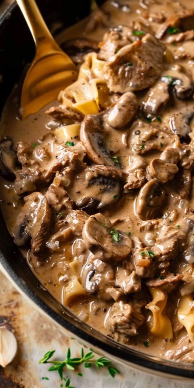 Easy Beef Stroganoff