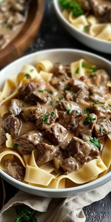 Easy Beef Stroganoff