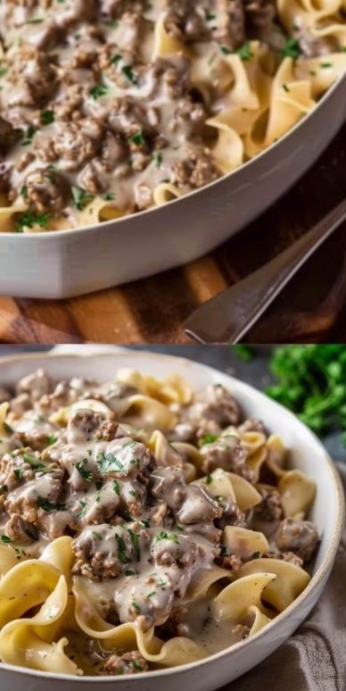 30-Minute Ground Beef Stroganoff Recipe 5 30-Minute Ground Beef Stroganoff Recipe