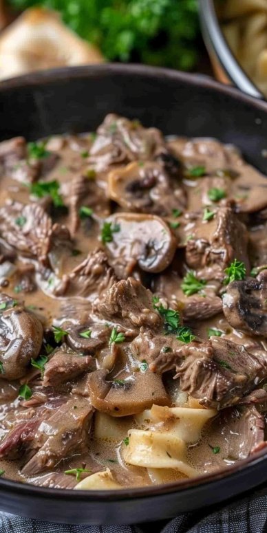 Slow Cooker Beef Stroganoff 5 Slow Cooker Beef Stroganoff