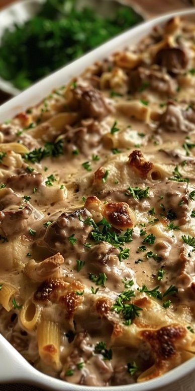 Beef Stroganoff Casserole