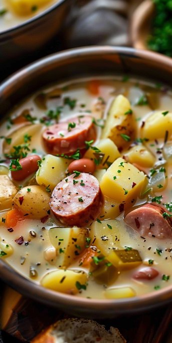 Hearty Kielbasa and Potato Soup Recipe: Your New Favorite Food