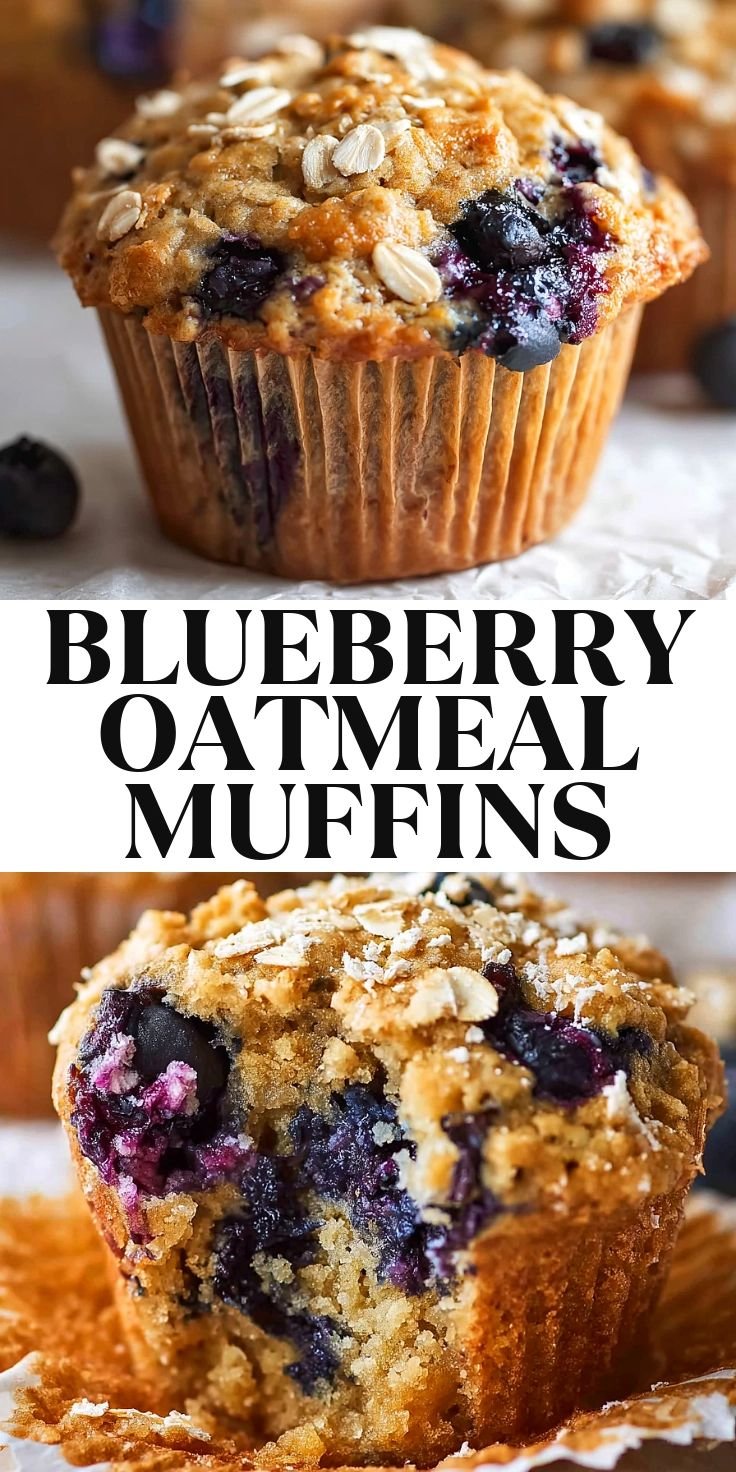 Blueberry Oatmeal Muffins