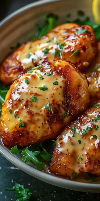 Melt in Your Mouth Chicken Recipe 4 A delicious plate of melt in your mouth chicken recipe served with vegetables.