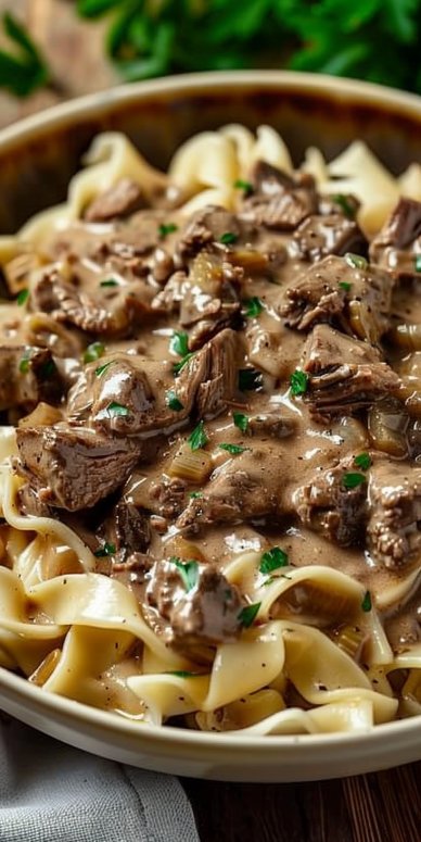 Beef Stroganoff with Ground Beef