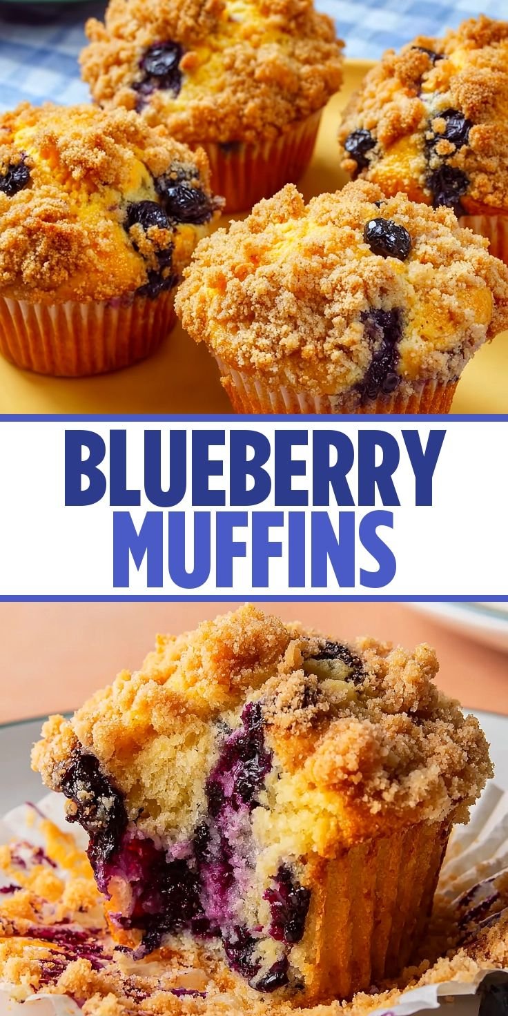 AMAZING Blueberry Streusel Muffins 5 AMAZING Blueberry Streusel Muffins