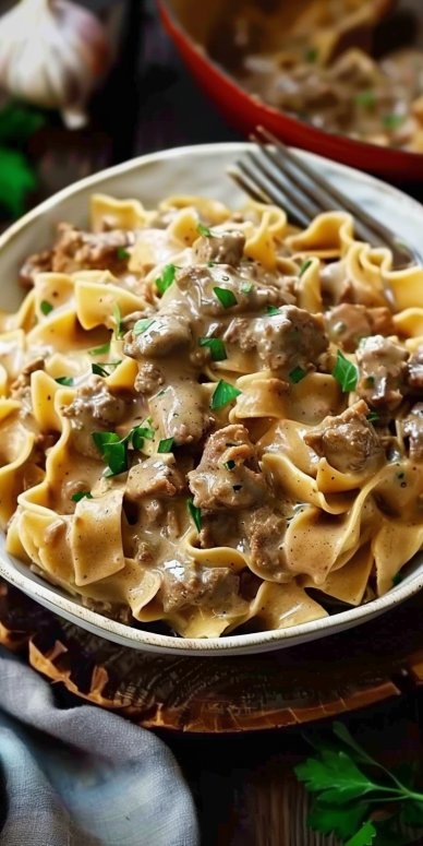 Ground Beef Stroganoff 6 Ground Beef Stroganoff