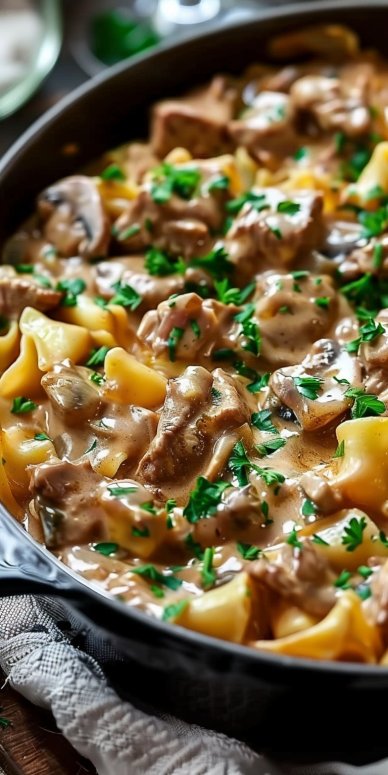 Beef Stroganoff Casserole