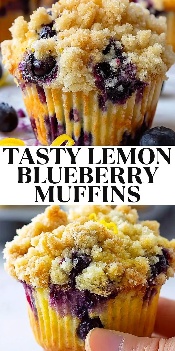 Tasty Lemon Blueberry Muffins 5 Tasty Lemon Blueberry Muffins