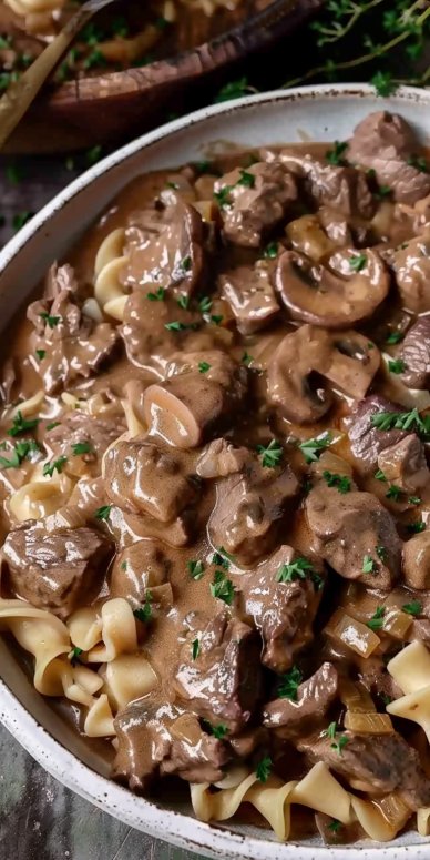 Beef Stroganoff