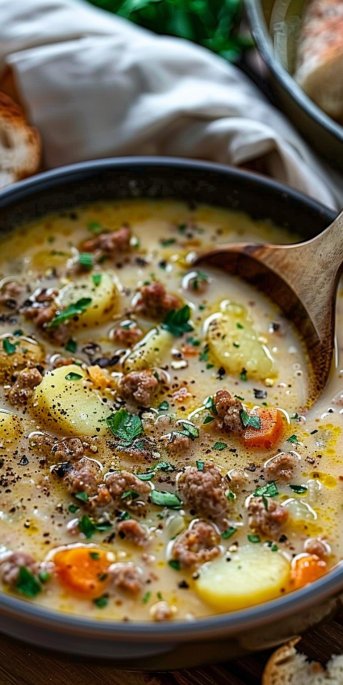 How to Make Sausage Potato Soup