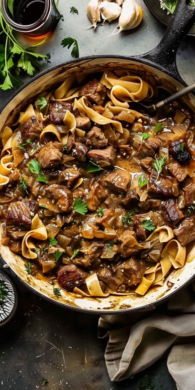 Beef Stroganoff