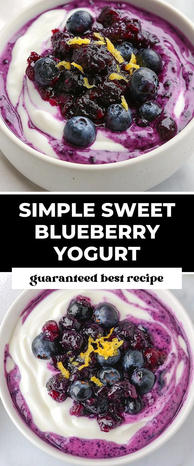 Fresh Blueberry Yogurt