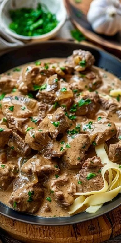 Beef Stroganoff