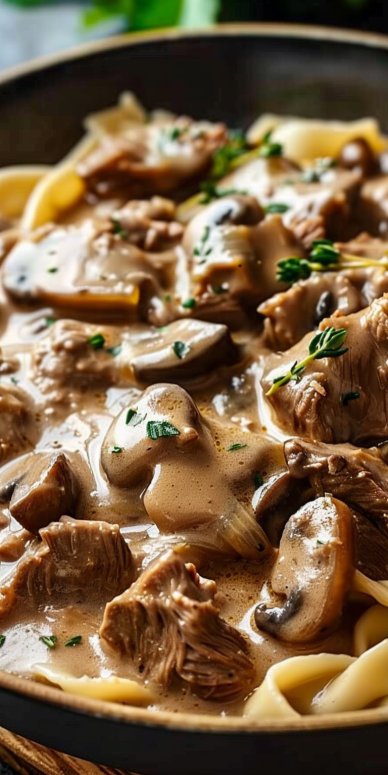 Beef Stroganoff