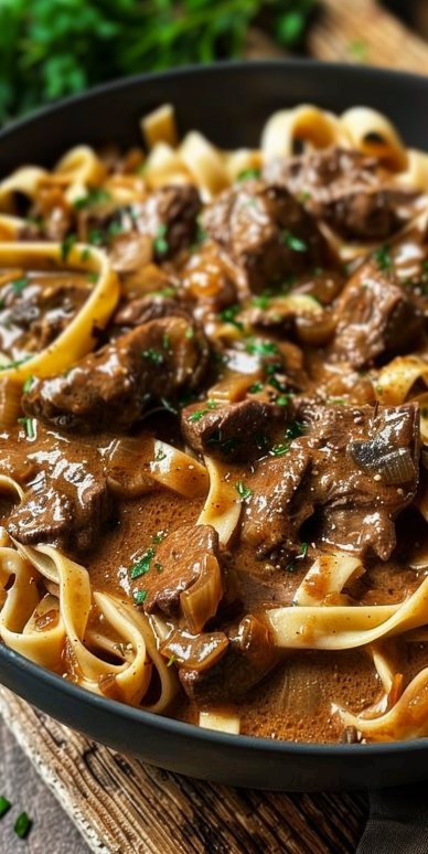 Easy Beef Stroganoff
