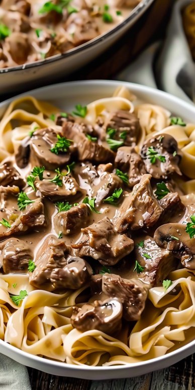 Easy Beef Stroganoff