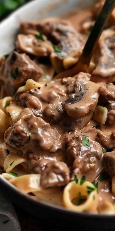 World's Best Beef Stroganoff