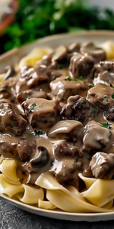 30-Minute Ground Beef Stroganoff Recipe