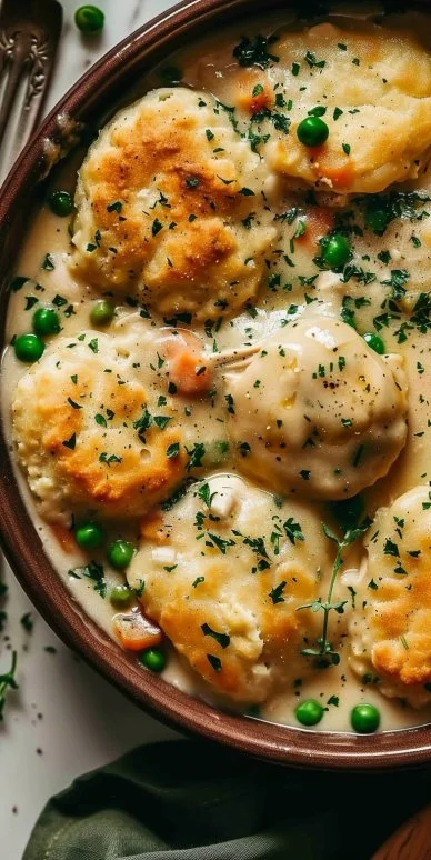 30-Minute Chicken and Dumplings with Biscuits 6 30-Minute Chicken and Dumplings with Biscuits - theamazingfood
