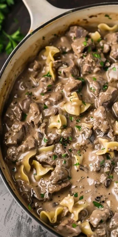 30-Minute Ground Beef Stroganoff