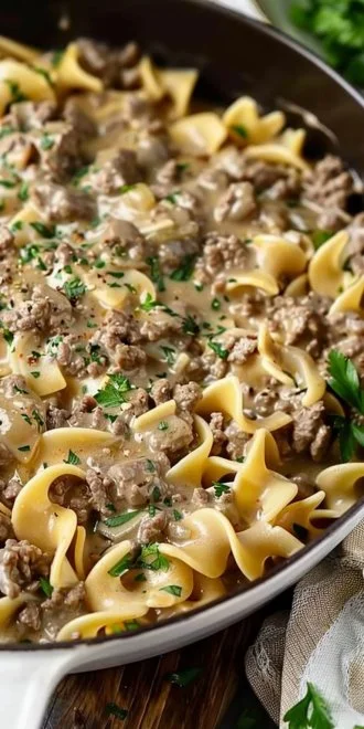 30-Minute Ground Beef Stroganoff Recipe 5 30-Minute Ground Beef Stroganoff Recipe
