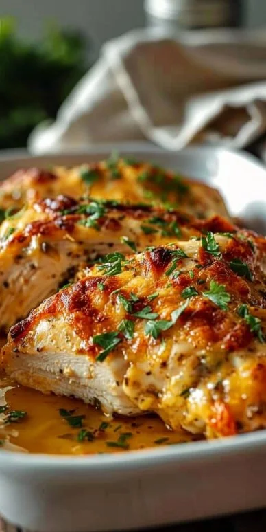 4-Ingredient Ranch Chicken Bake: Effortless Dinner Perfection