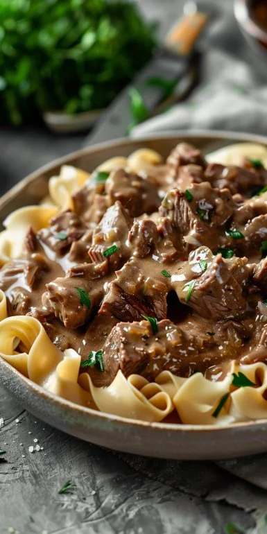 Beef Stroganoff
