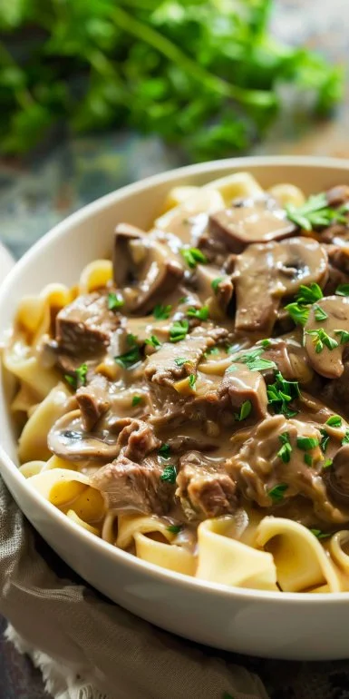 Beef Stroganoff