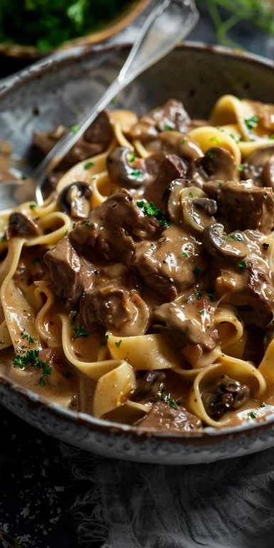 Beef Stroganoff