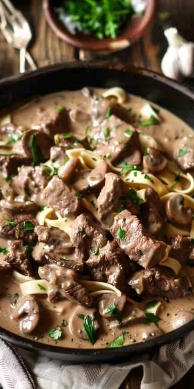 Beef Stroganoff