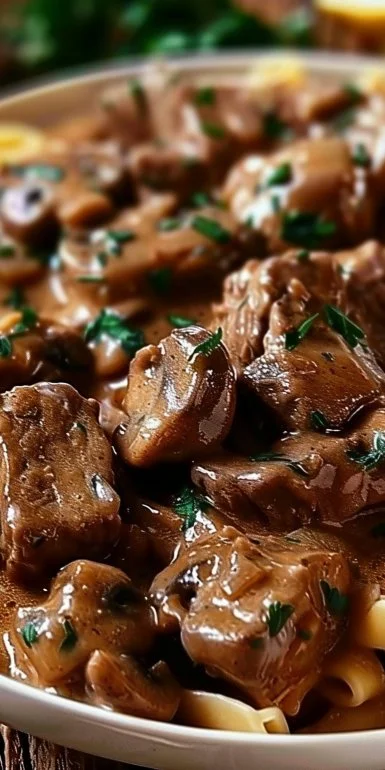 Beef Stroganoff