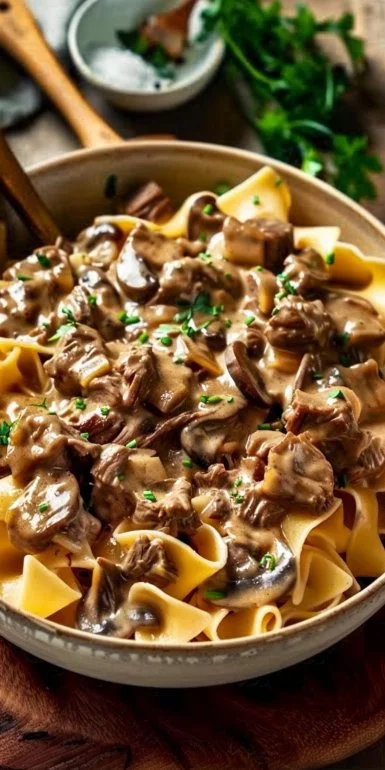 Beef Stroganoff