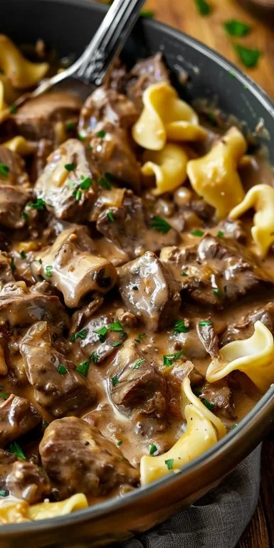 Beef Stroganoff